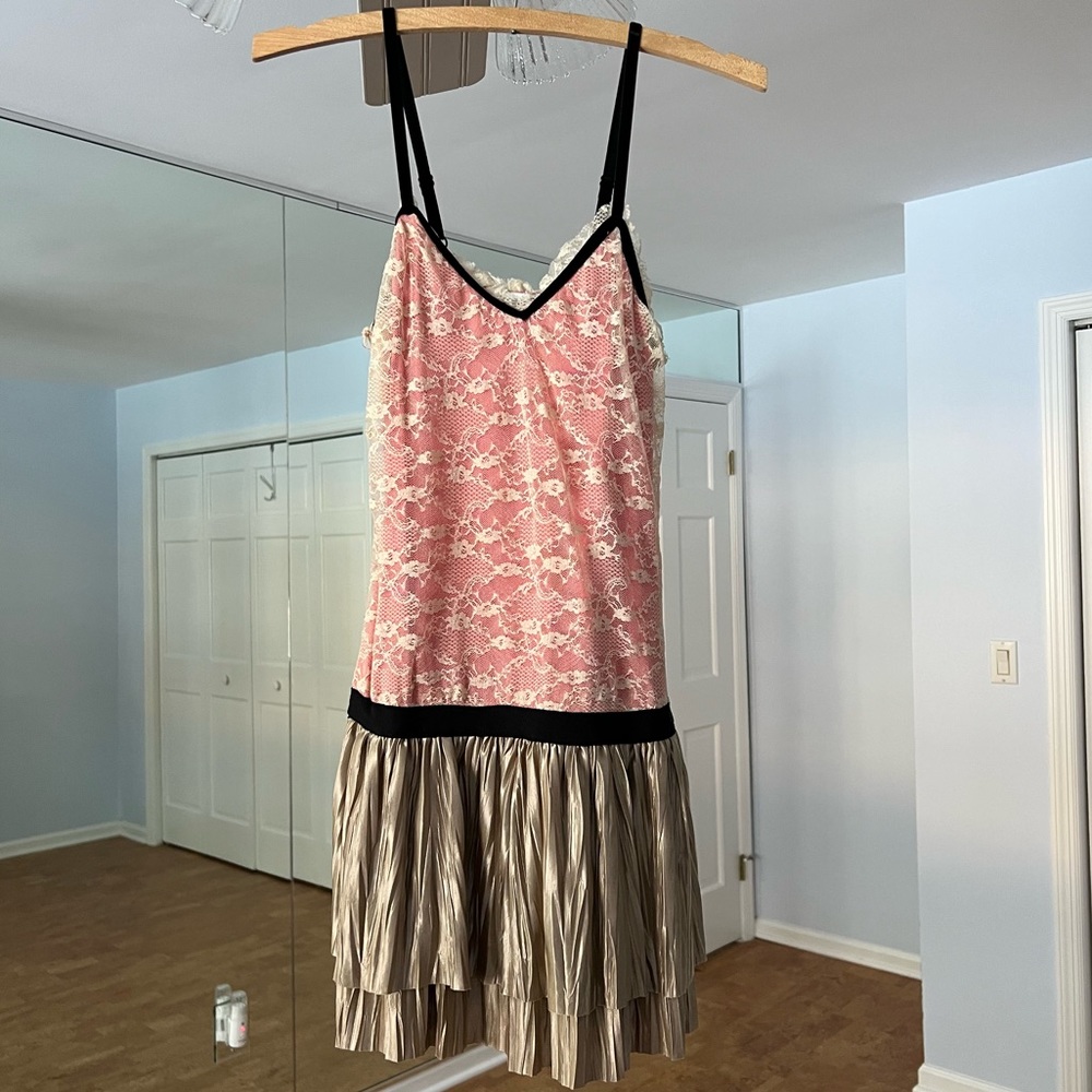 Forever 21 Lace Cami Ruffle Dress-Like New